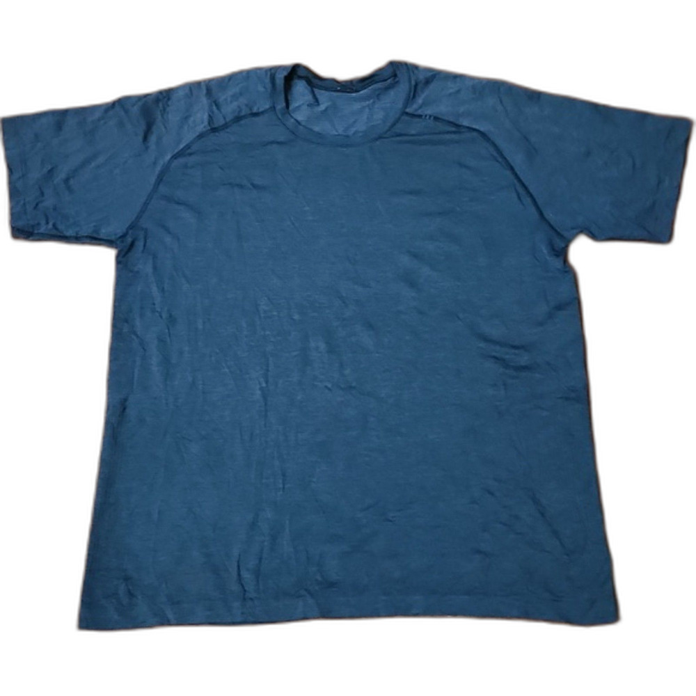 Lululemon Metal Vent Tech Short-Sleeve Shirt, Mineral Blue, Size XXL